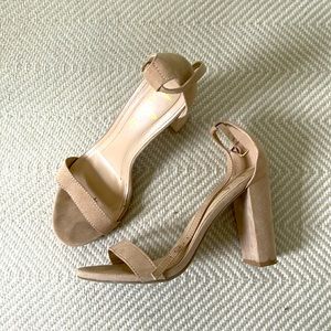 Lulus 4” tan suede heels